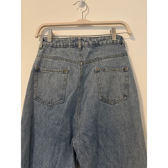 Market Straight Leg High Waist Jeans Sz M - Picture 4 of 5